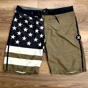 Hurley Phantom American Flag swim shorts